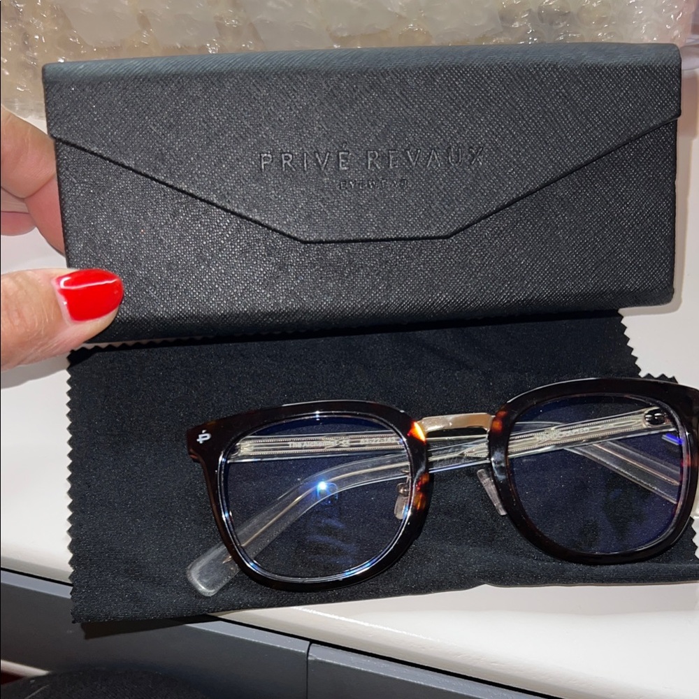 Prive Revaux Tortoise Blue Light Blocking Glasses